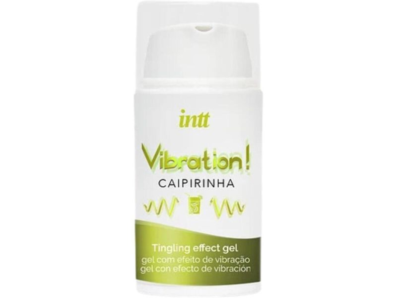 Рідкий вібратор Intt Vibration Caipirinha (15 мл), густий гель, дуже смачний, діє до 30 хвилин 425 фото