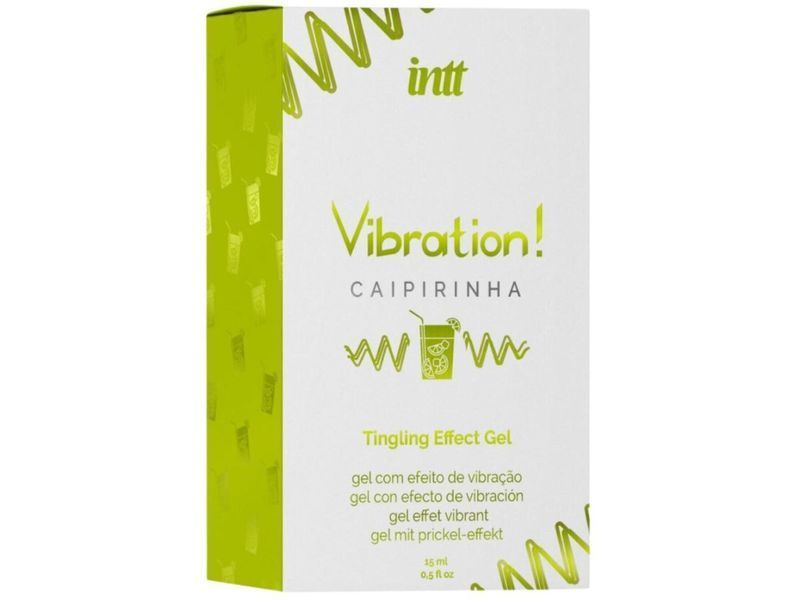 Рідкий вібратор Intt Vibration Caipirinha (15 мл), густий гель, дуже смачний, діє до 30 хвилин 425 фото