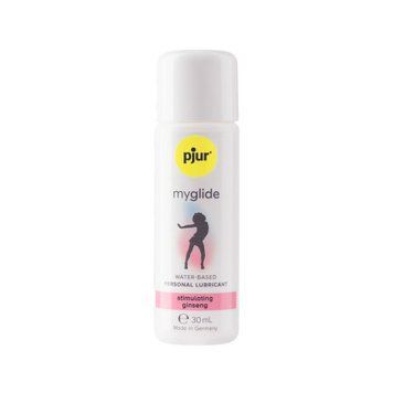 Збуджувальний лубрикант на водній основі pjur my glide 30 мл, з женьшенем, зігріває 132 фото