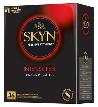 Безлатексні презервативи SKYN Intense feel - з пупирками 91 фото