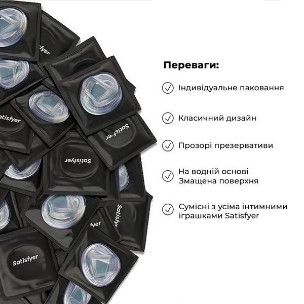 Презерватив Satisfyer Premium Condoms 45 мм 1 шт 41143 фото