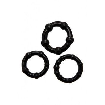 Набір ерекційних кілець Wooomy Babooom cockring set, 3 розміри, відмінно тягнуться 216 фото