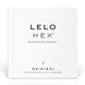 Презервативы LELO HEX Condoms Original 3 Pack, тонкие и суперпрочные 4156 фото 1